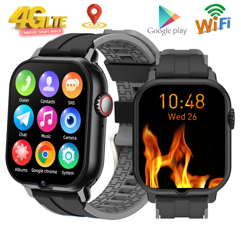 Smartwatch Watches For Girls Kids - 2024 çocuklar izle Android 9.0 4G