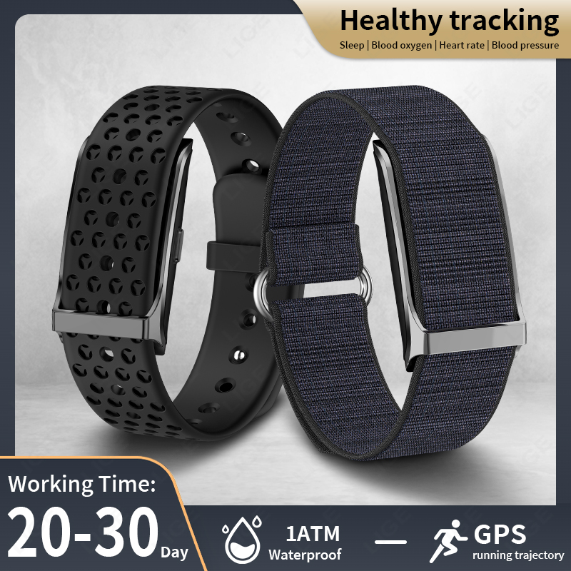 Smartwatch Square Watches For Men - LIGE akıllı saat kalp hızı kan