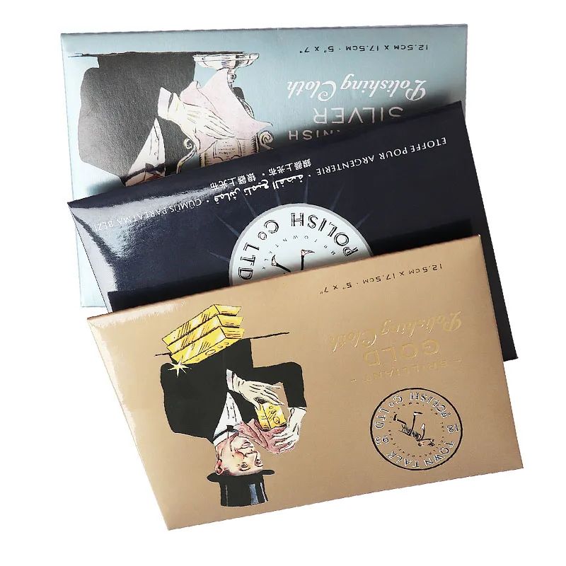 Watch Polishing Cloth - Altın, Gümüş, Platin için Çok Renkli