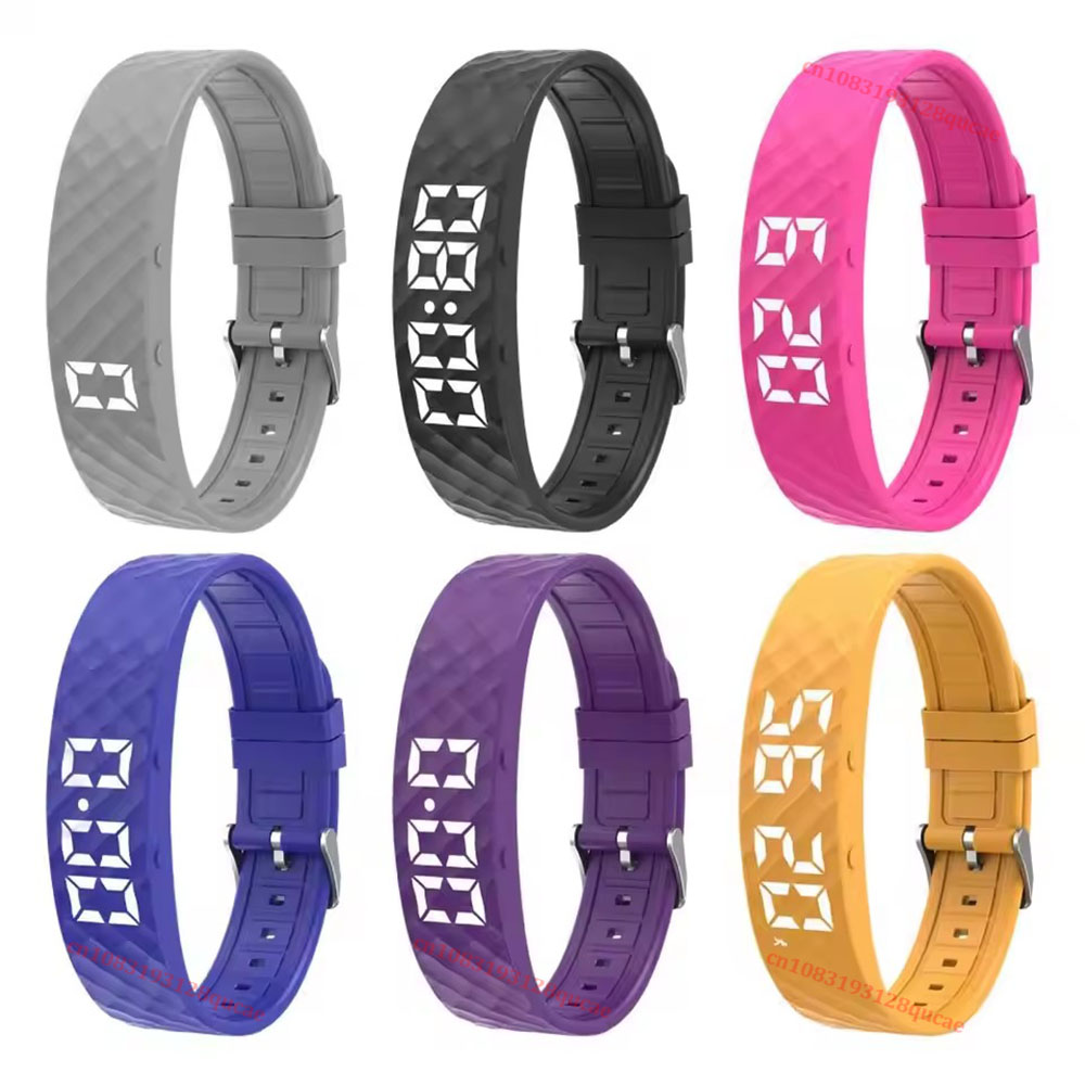 Smartwatch Square Watches For Men - Titreşimli Çalar Saatli Saat Ağır Uyuyanlar