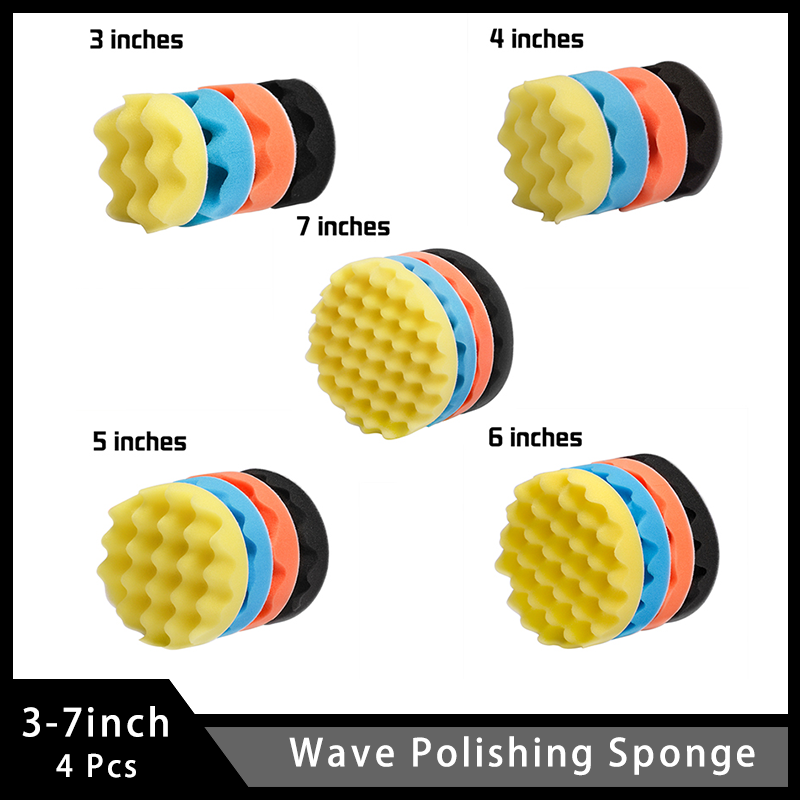 Watch Polishing Cloth - 4 adet 3/4/5/6/7 Inç Parlatıcı Tampon