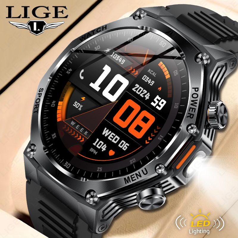 Smartwatch Latest Watches For Men - LIGE Yeni Erkekler 800 mAh Ultra
