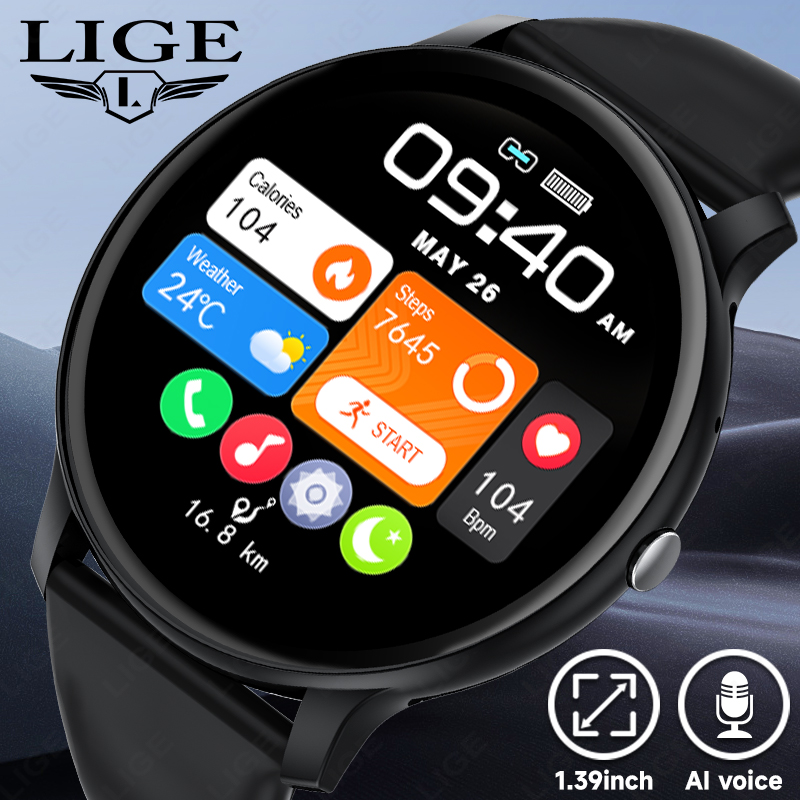 LIGE Bluetooth çağrı kadın akı - Smartwatch Latest Watches For Men incelemesi ve fiyatı