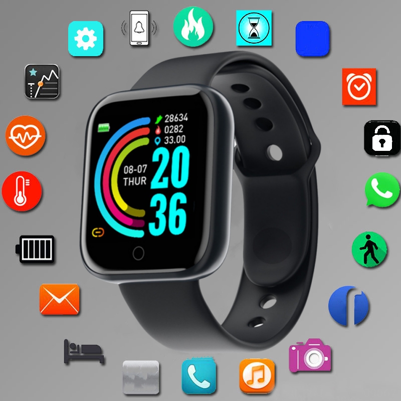 Erkekler Kadınlar Için akıllı  - Smartwatch Square Watches For Men incelemesi ve fiyatı