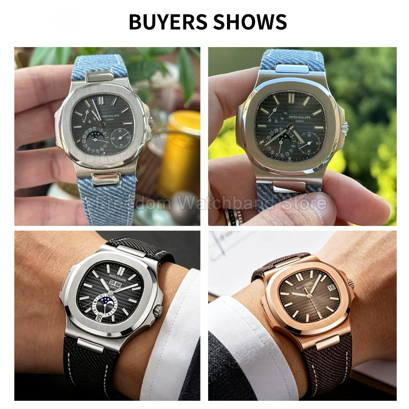 Yedek Saat Kayışı 25x13mm Pate - Patek Philippe Watch Nautilus incelemesi ve fiyatı