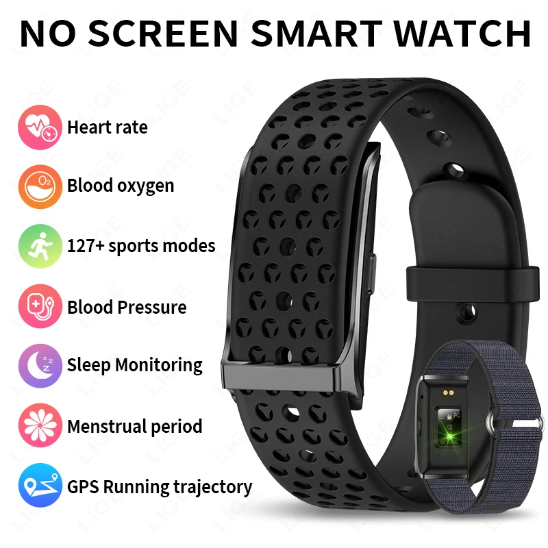 LIGE Ekran Yok akıllı saat Sağ - Smartwatch Latest Watches For Men incelemesi ve fiyatı