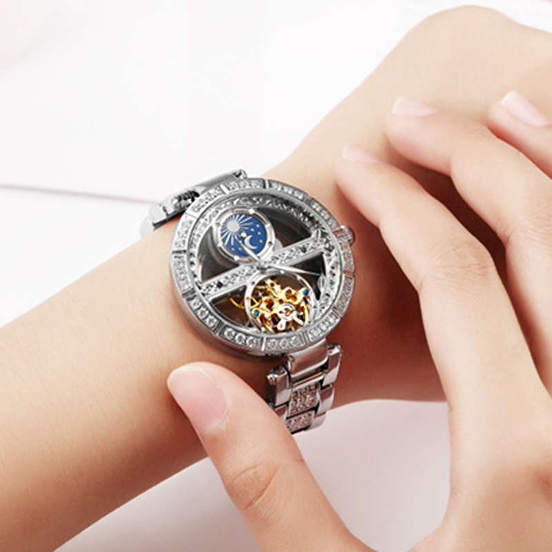 Bayanlar Izle Otomatik Kadın L - Skeleton Mechanical Watch incelemesi ve fiyatı
