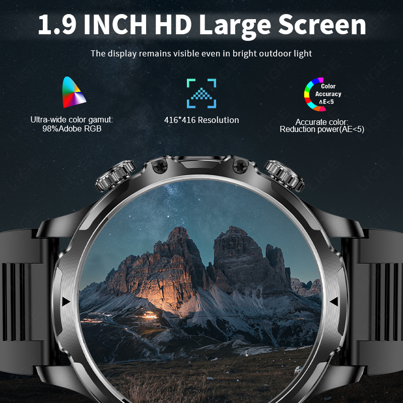 LIGE Smartwatch Askeri Erkekle - Smartwatch Timex Watches For Men incelemesi ve fiyatı