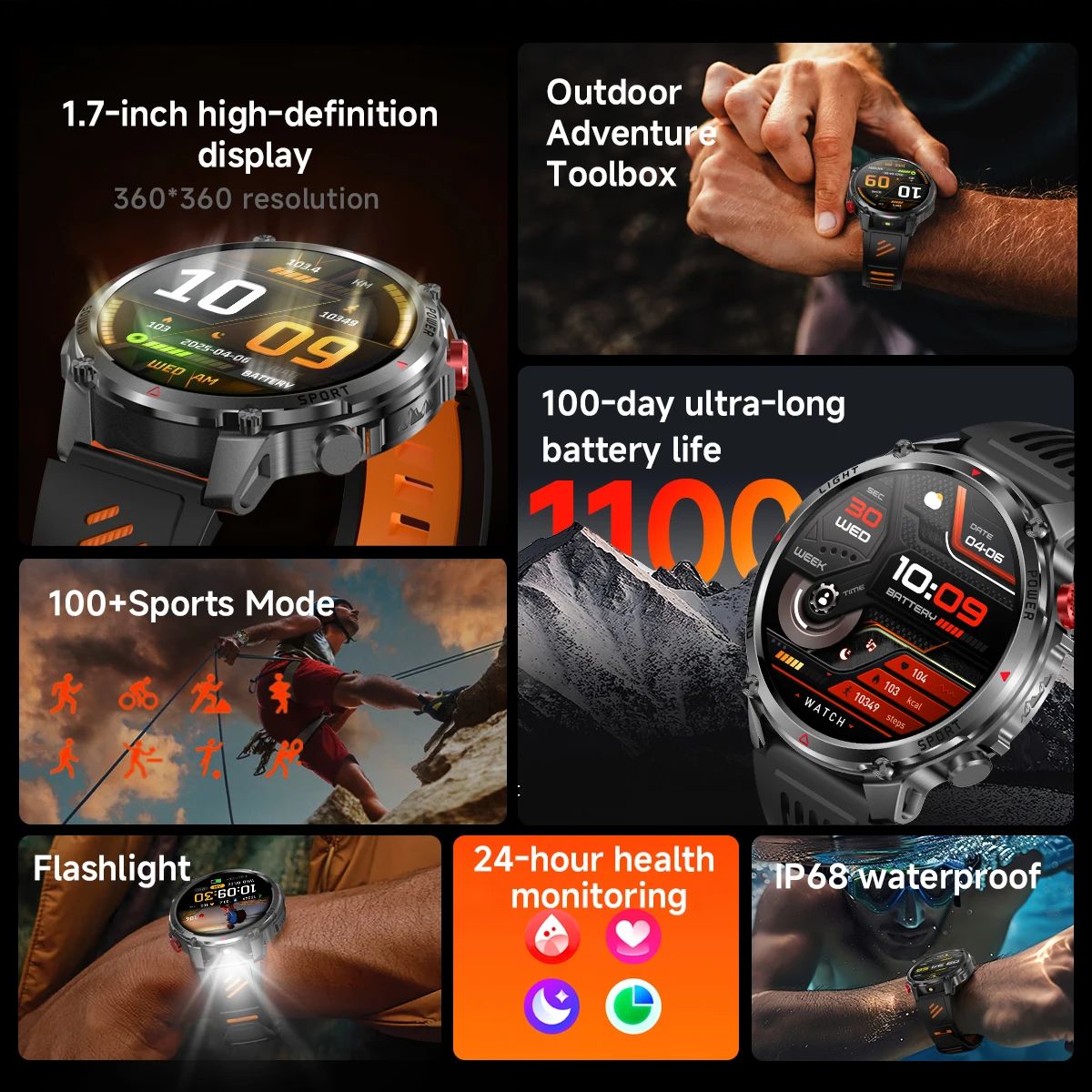 2026 Yeni T-Rex3 Pro GPS İzley - Smartwatch Rugged Watches For Men incelemesi ve fiyatı