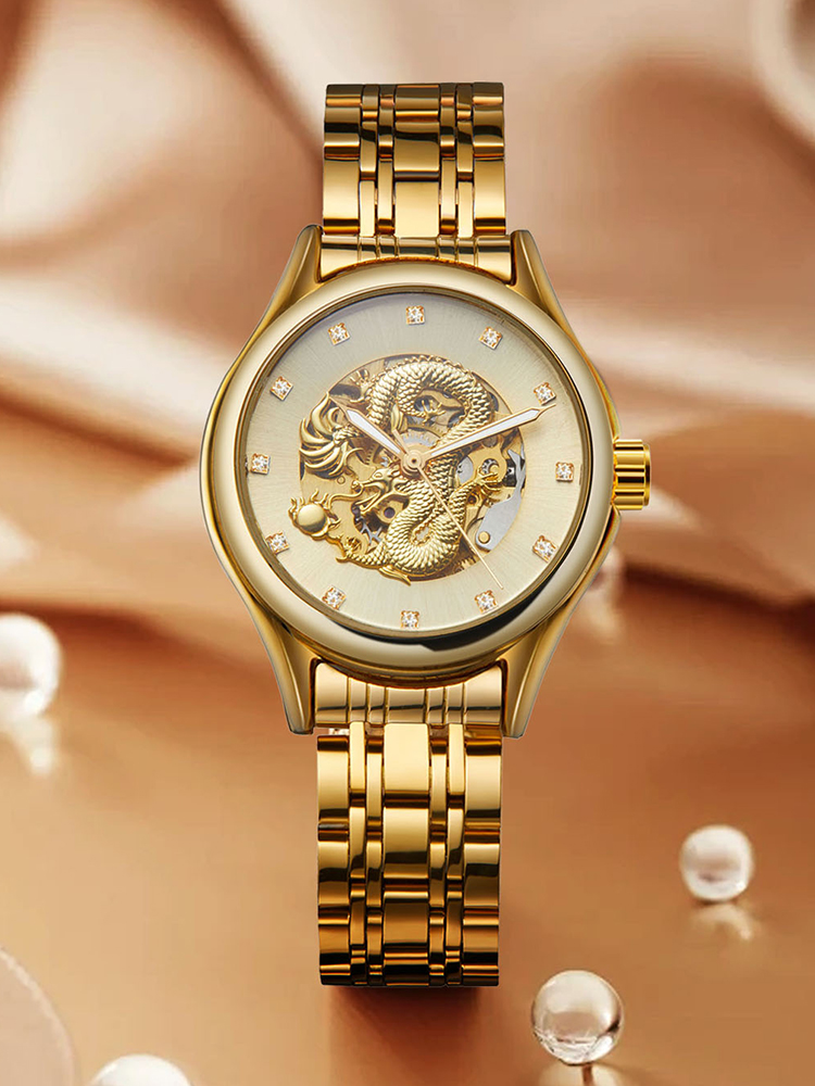 T-WINNER High-end Lüks Ejderha - Skeleton Mechanical Watch incelemesi ve fiyatı