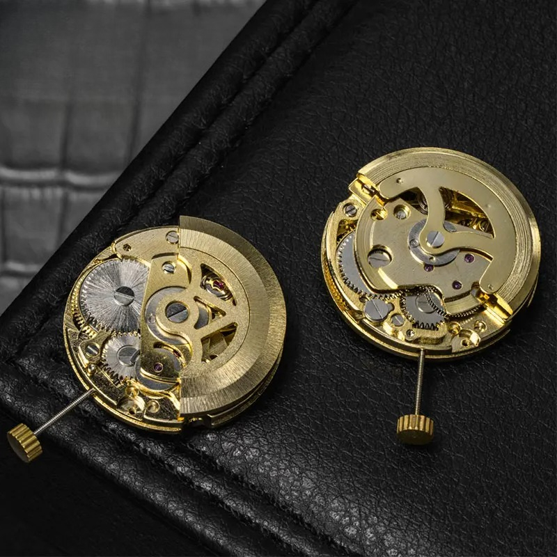 Altın İskelet 27mm Saat Mekani - Skeleton Mechanical Watch incelemesi ve fiyatı