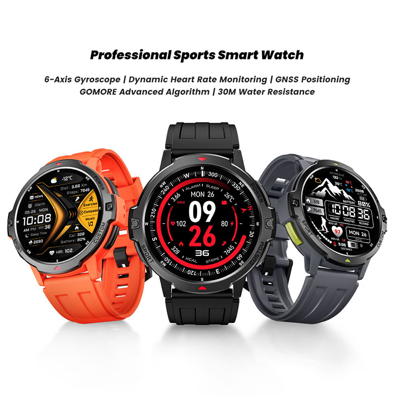 YENİ Askeri GPS Akıllı Saat 3A - Smartwatch Timex Watches For Men incelemesi ve fiyatı