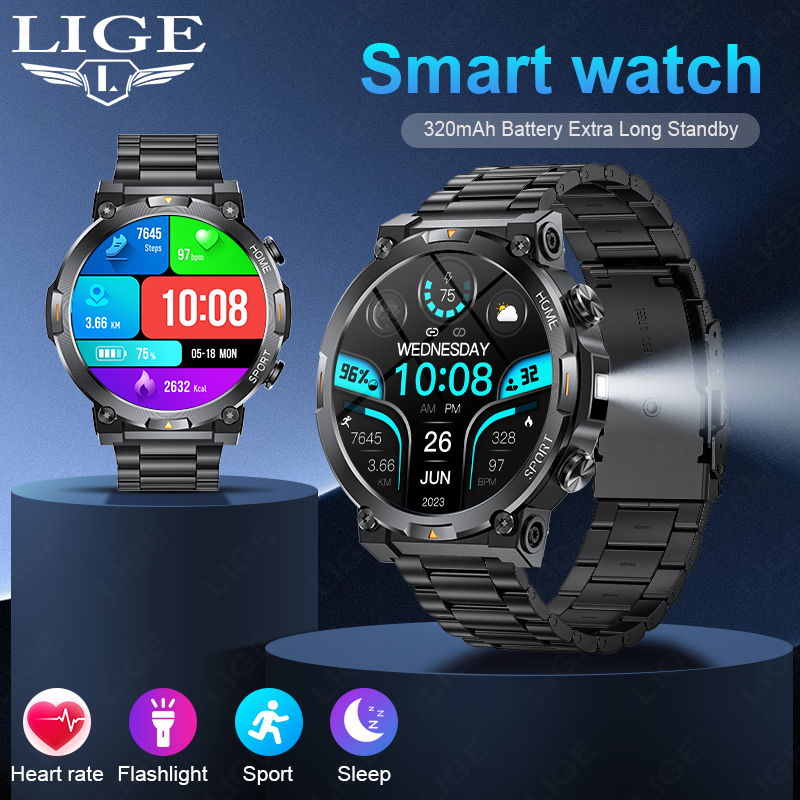 LIGE Açık Hava Sporları Akıllı - Smartwatch Latest Watches For Men incelemesi ve fiyatı