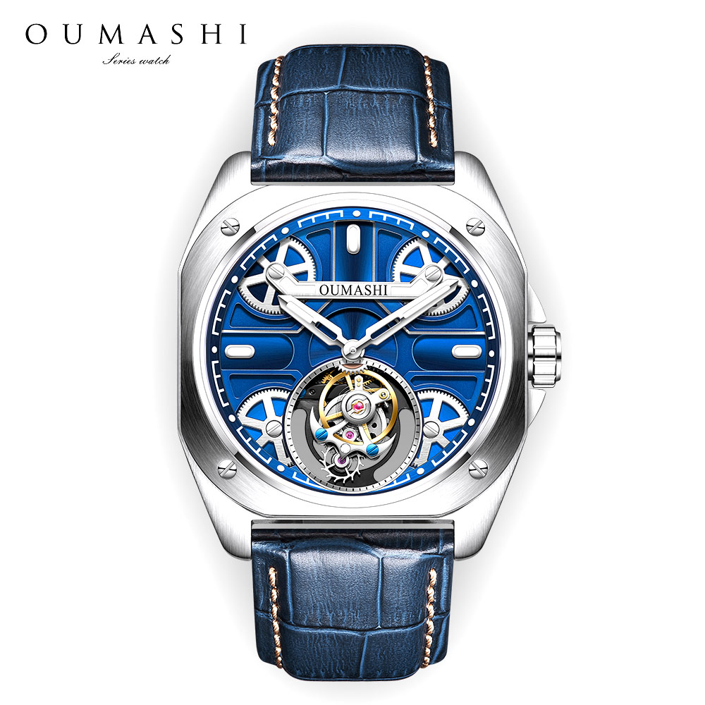 41mm Lüks erkek saati Tourbill - Skeleton Mechanical Watch incelemesi ve fiyatı