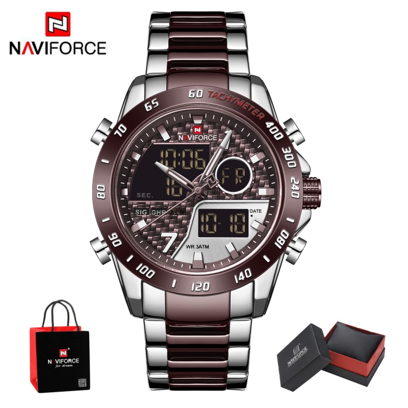 NAVIFORCE Erkek Yeni Analog Di - Analog Quartz Watch incelemesi ve fiyatı