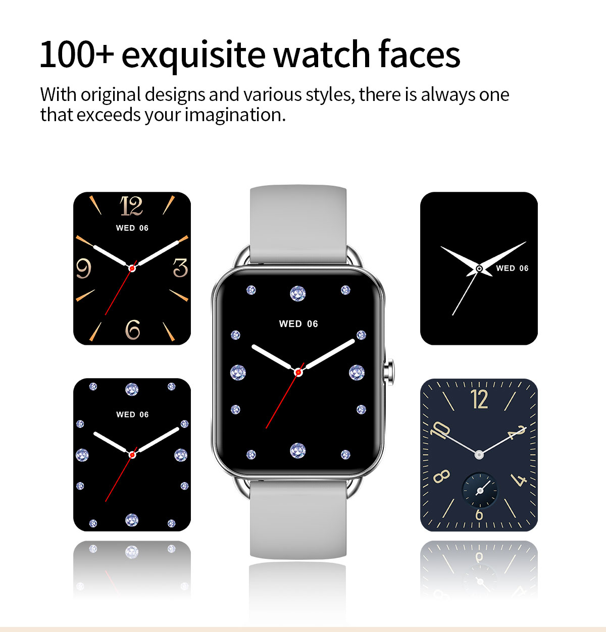 2024 Akıllı İzle Android Telef - Smartwatch Square Watches For Men incelemesi ve fiyatı